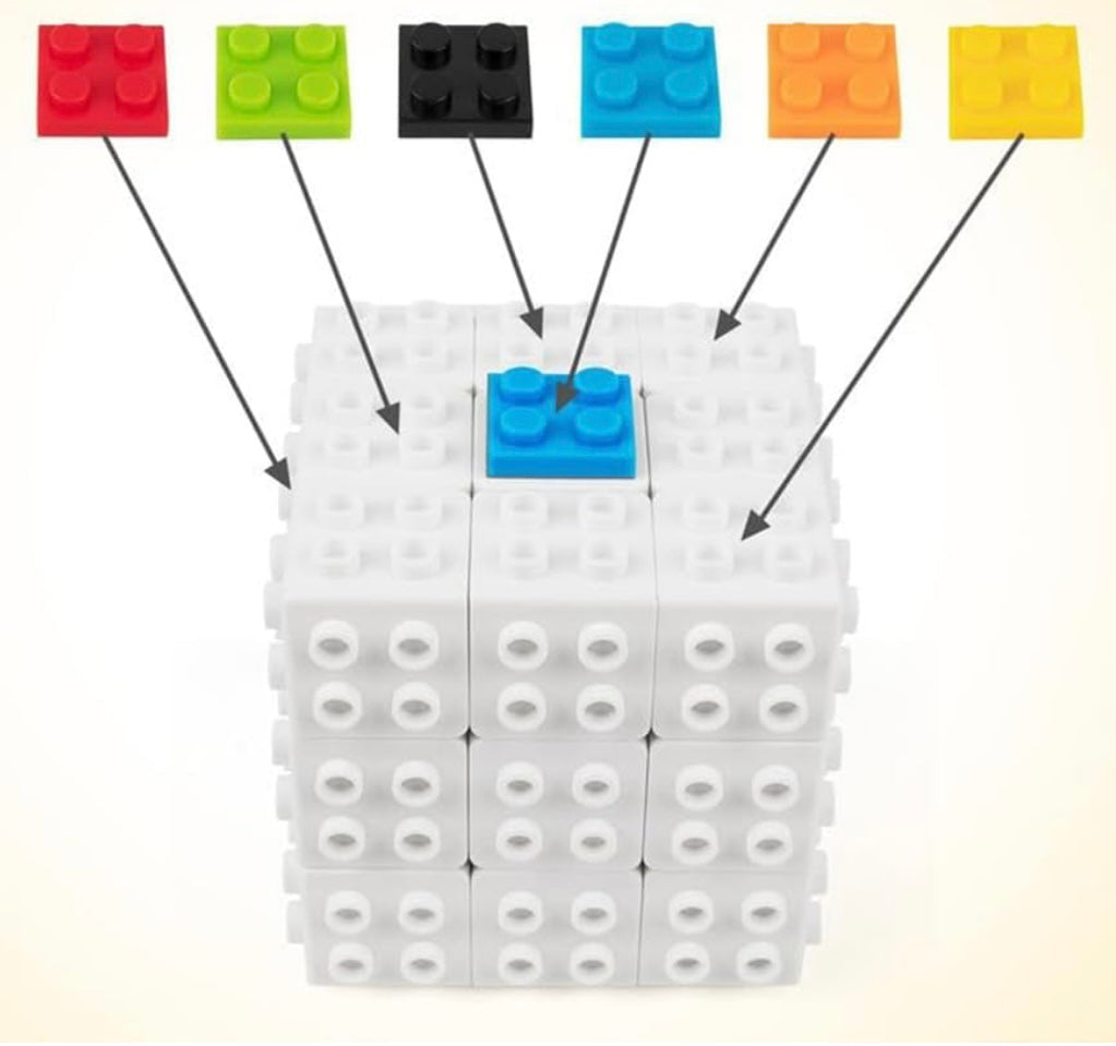 Brick Builder Puzzle Cube
