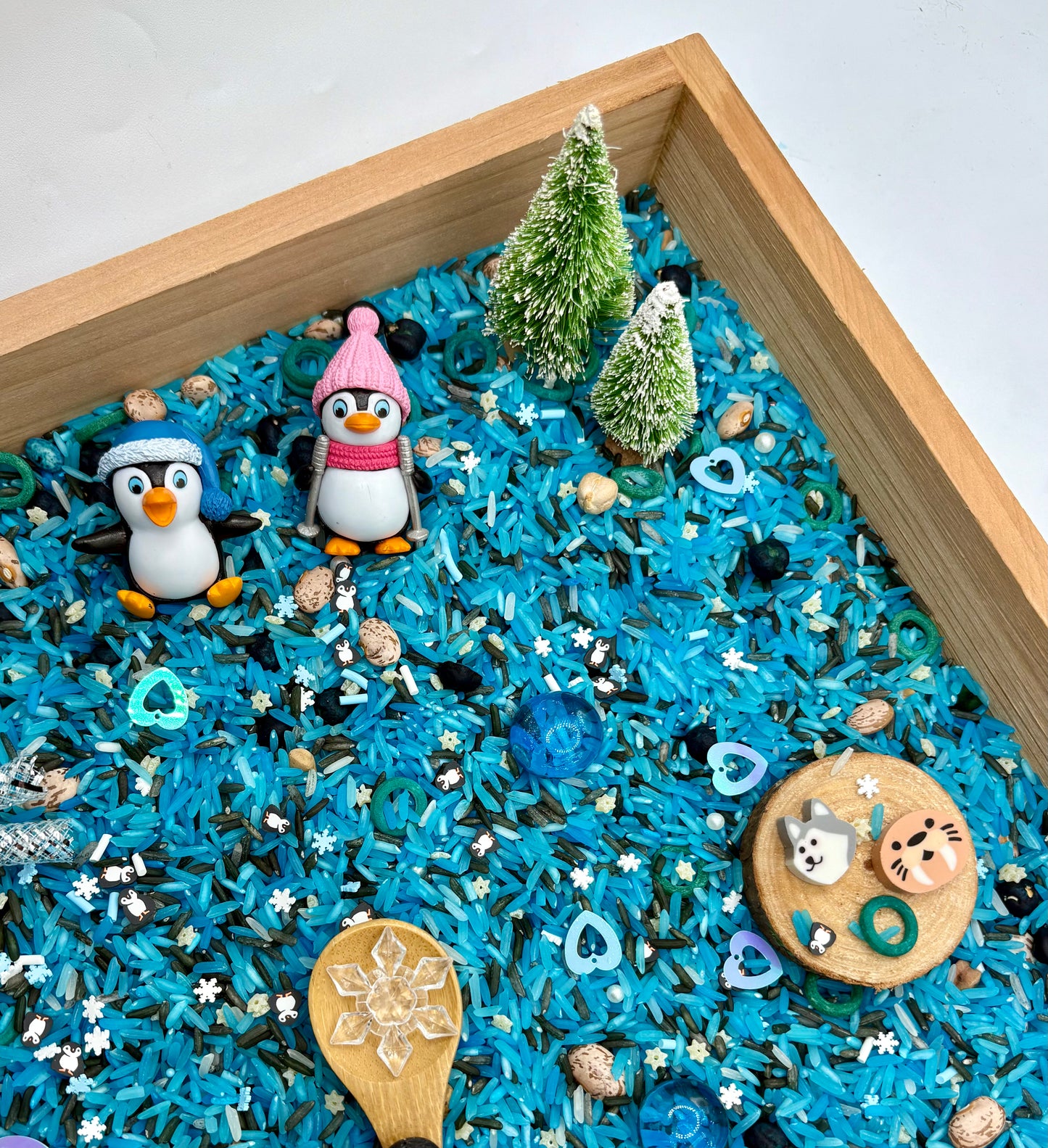 Winter Wonderland Sensory Bin
