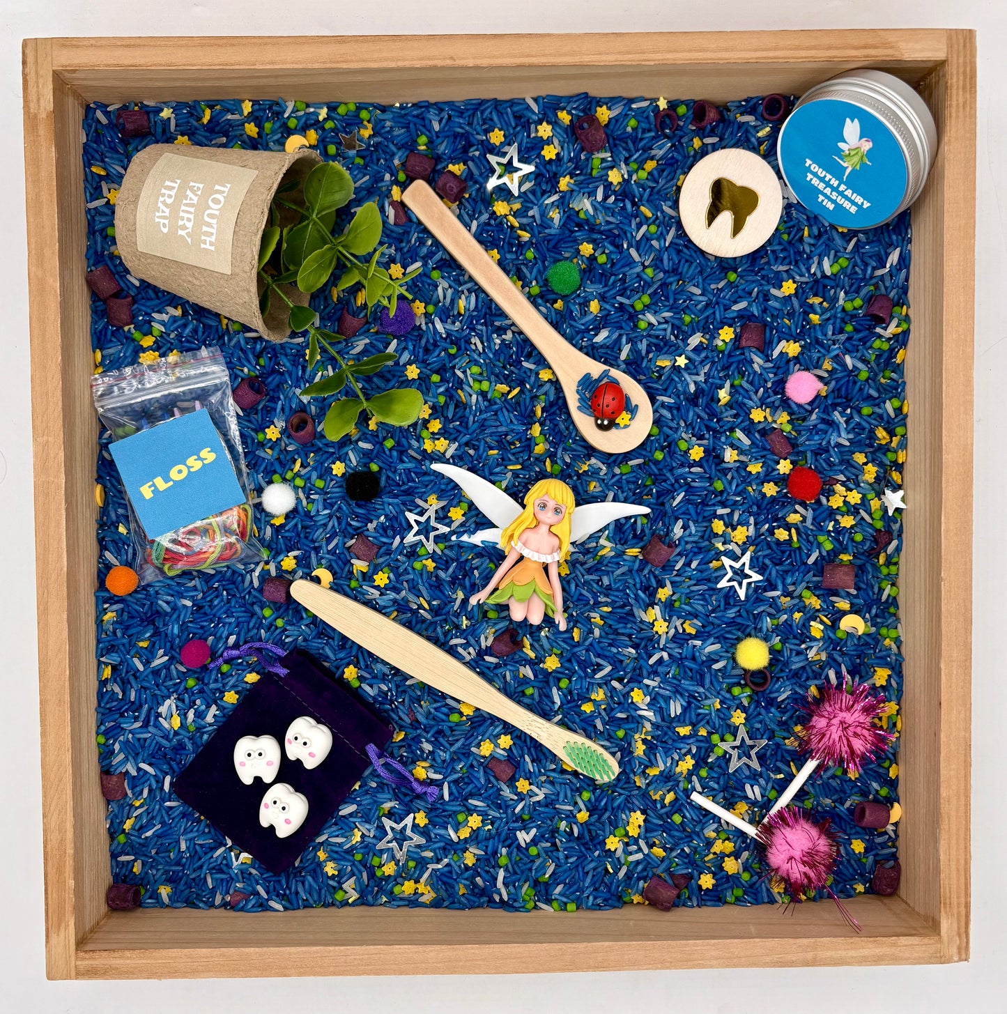 How To Catch The Touth Fairy Storyplay Sensory Bin by Adam Wallace & Andy Elkerton