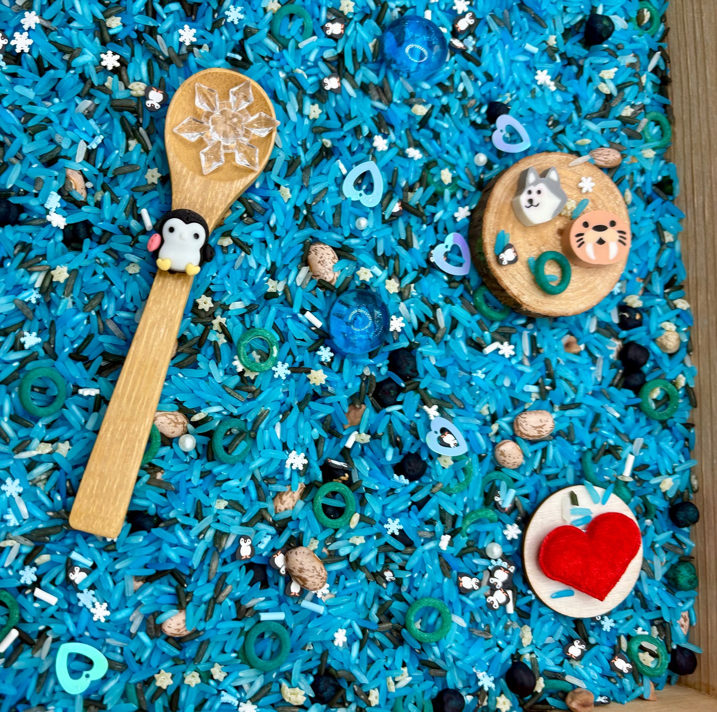 Winter Wonderland Sensory Bin