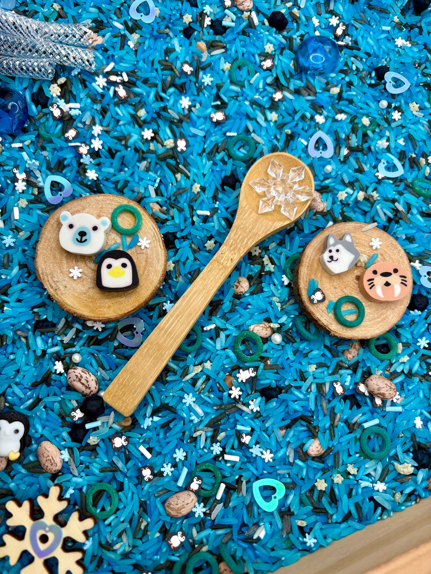 Winter Wonderland Sensory Bin