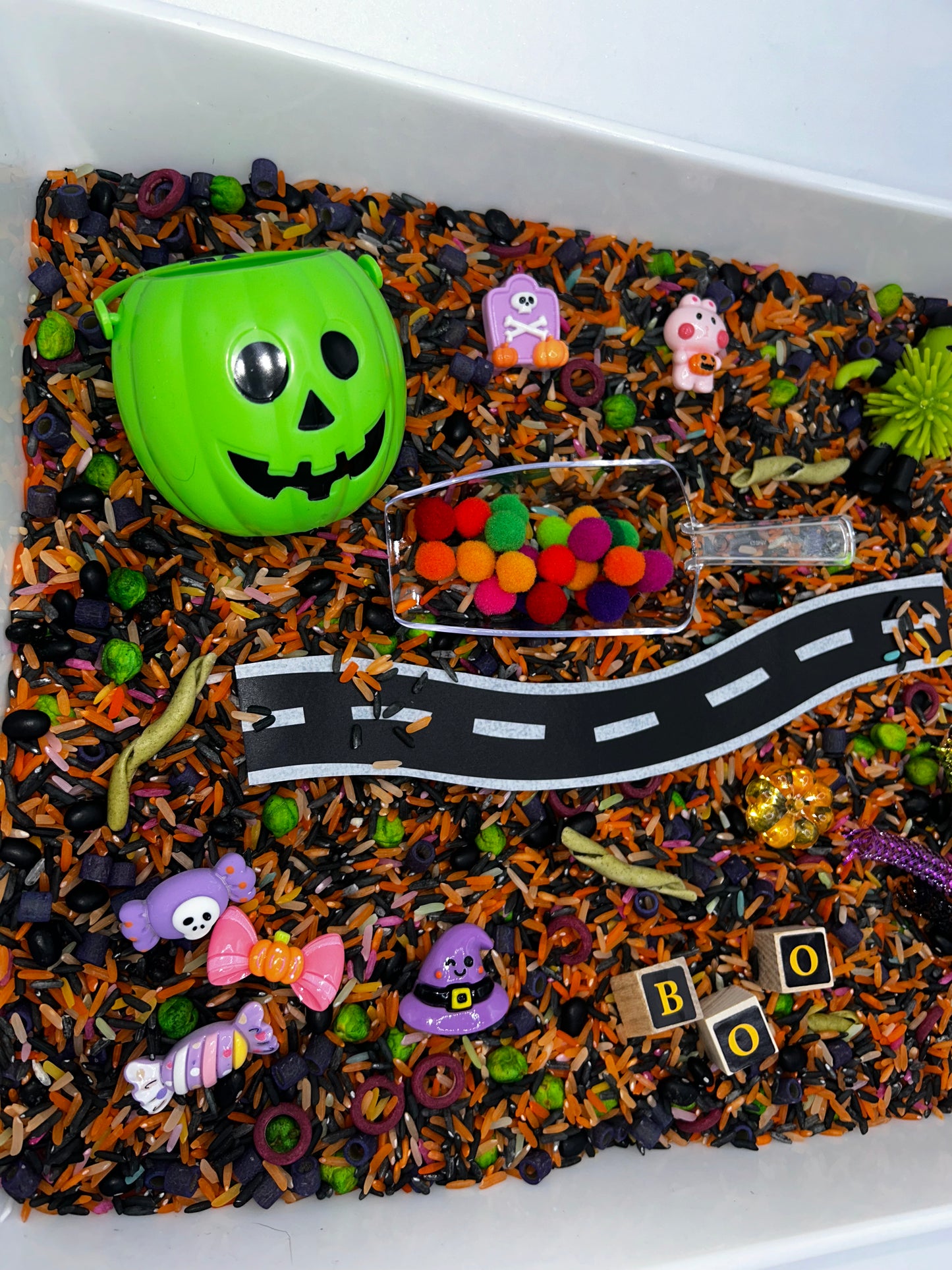 Hallowe’en Night Sensory Bin