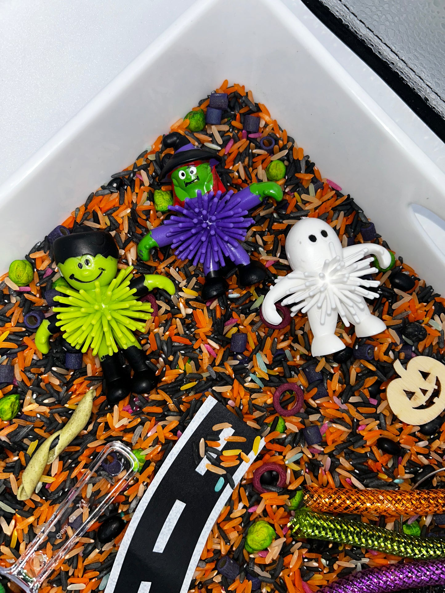 Hallowe’en Night Sensory Bin