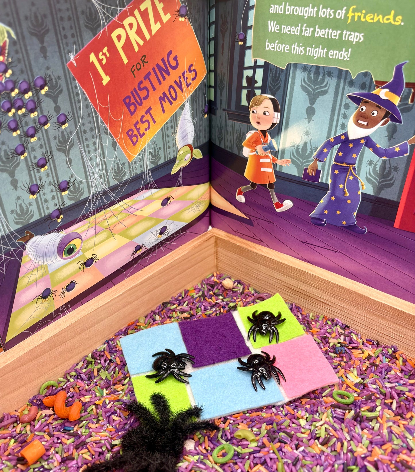 How to Catch a Witch StoryPlay Sensory Bin by Alice Walstead & Megan Joyce