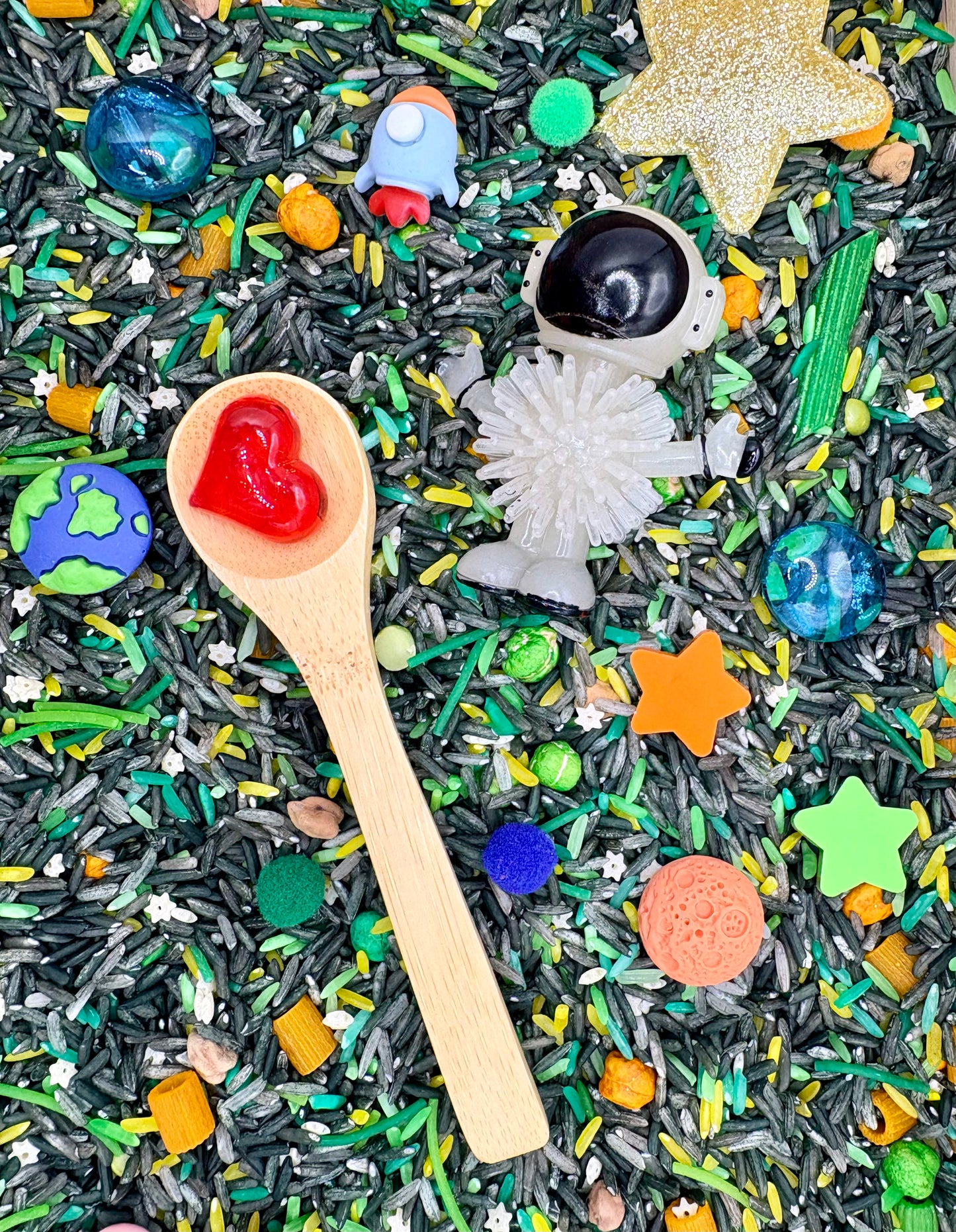 Space Travel Sensory Bin