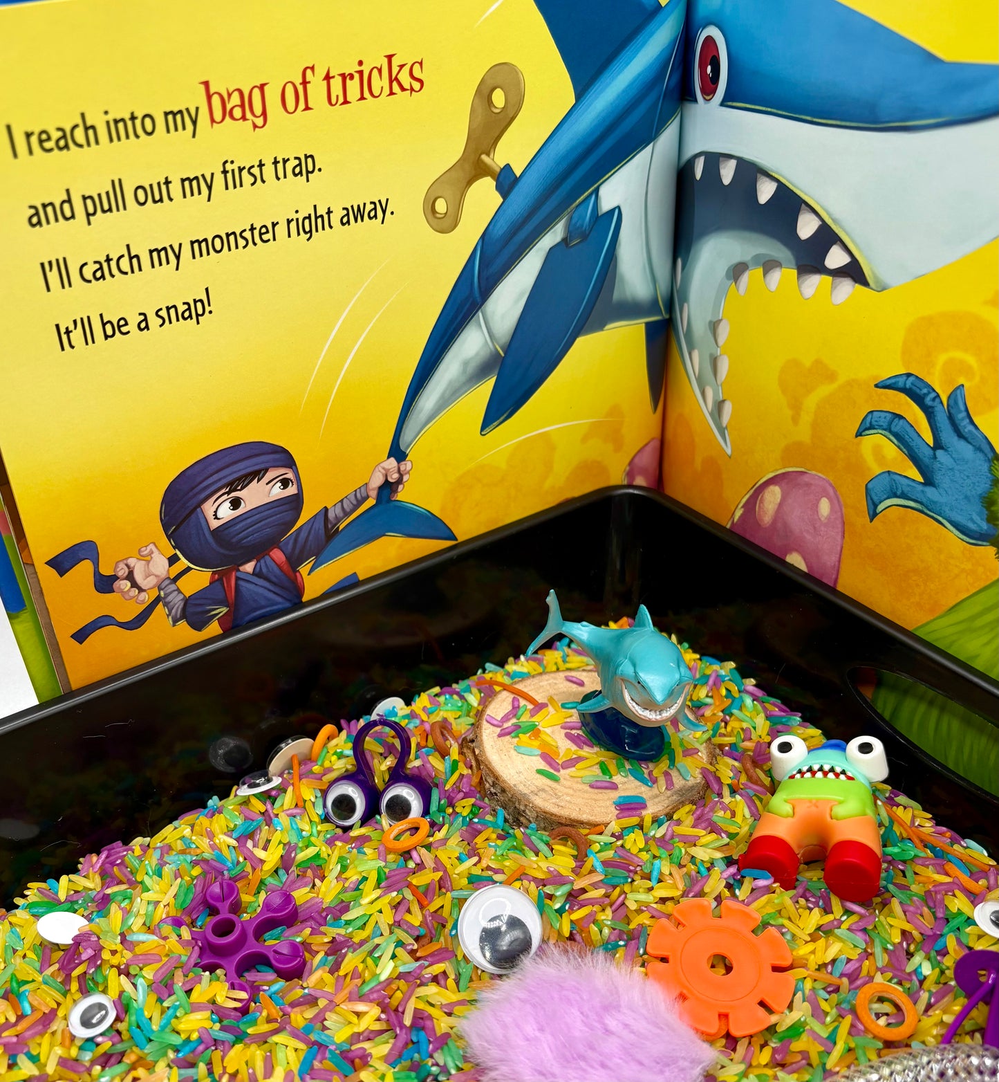 How to Catch a Monster StoryPlay Bin by Adam Wallace & Andy Elkerton
