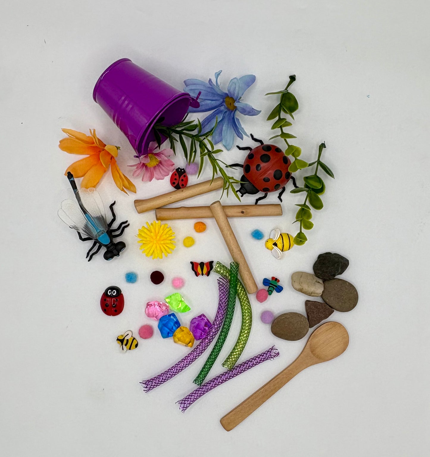 Backyard Bugs Sensory Bin