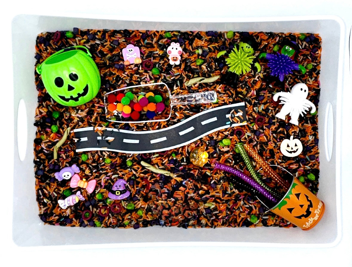 Trick or Treat Sensory Bin