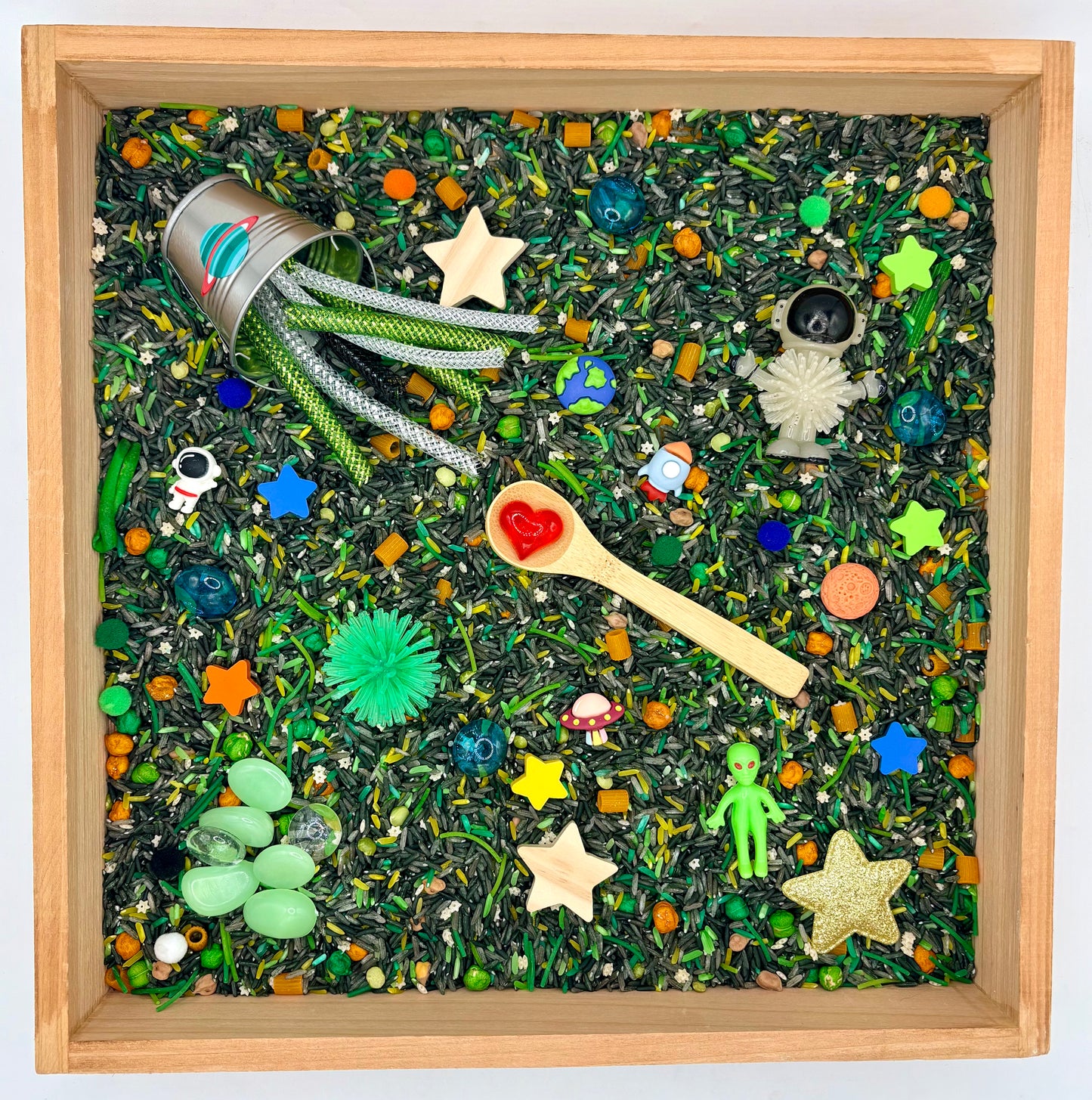 Space Travel Sensory Bin