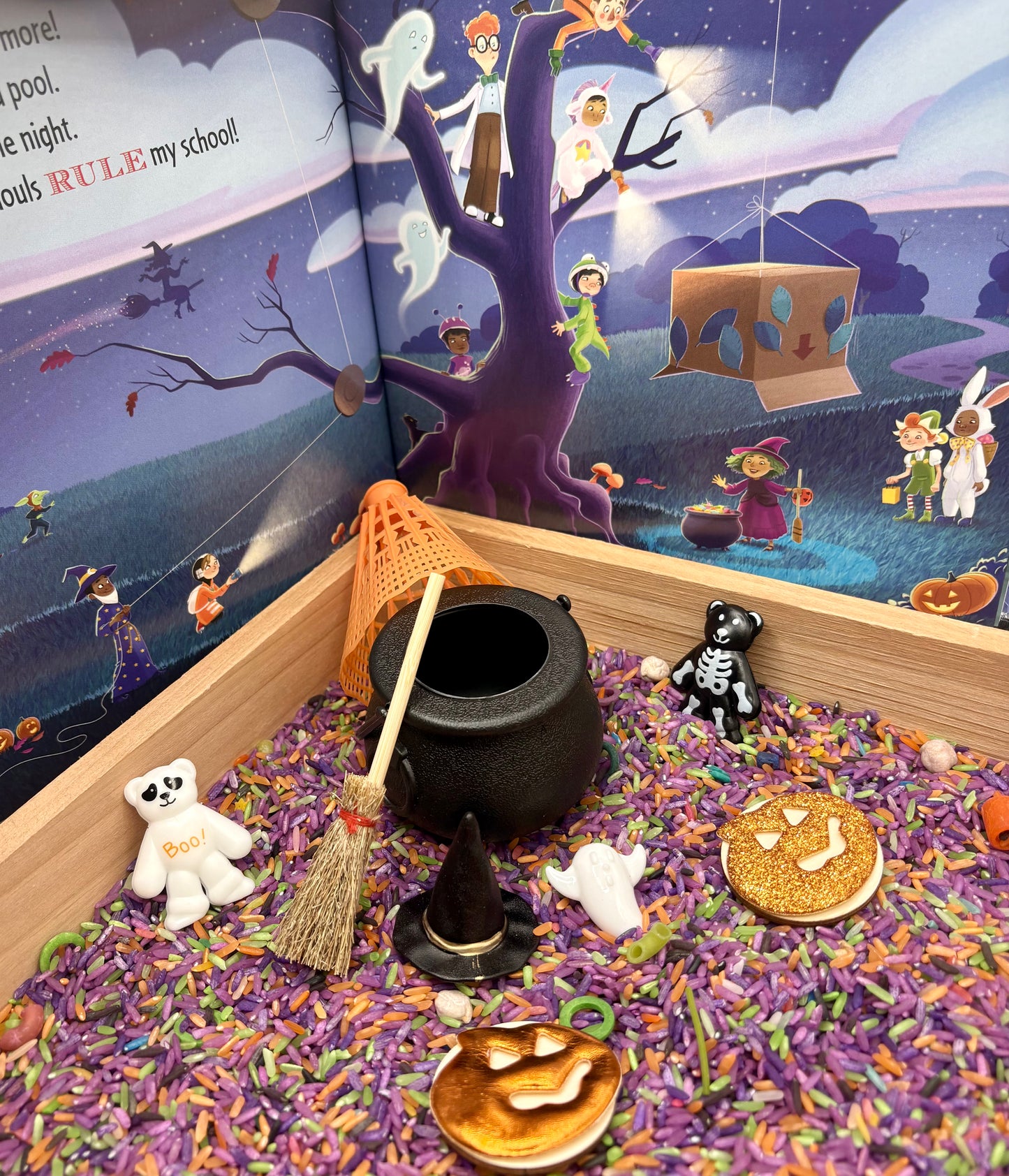 How to Catch a Witch StoryPlay Sensory Bin by Alice Walstead & Megan Joyce