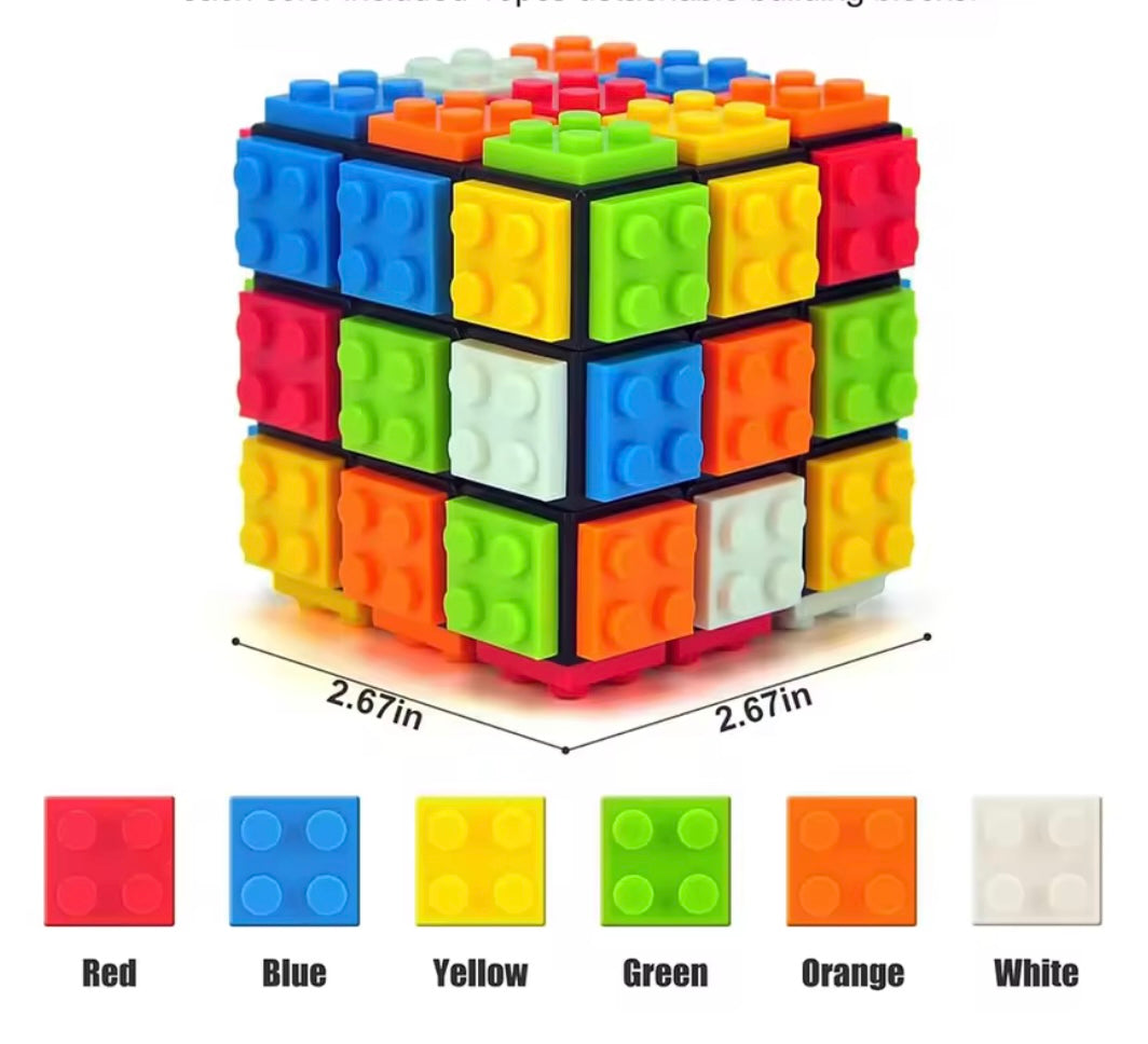 Brick Builder Puzzle Cube