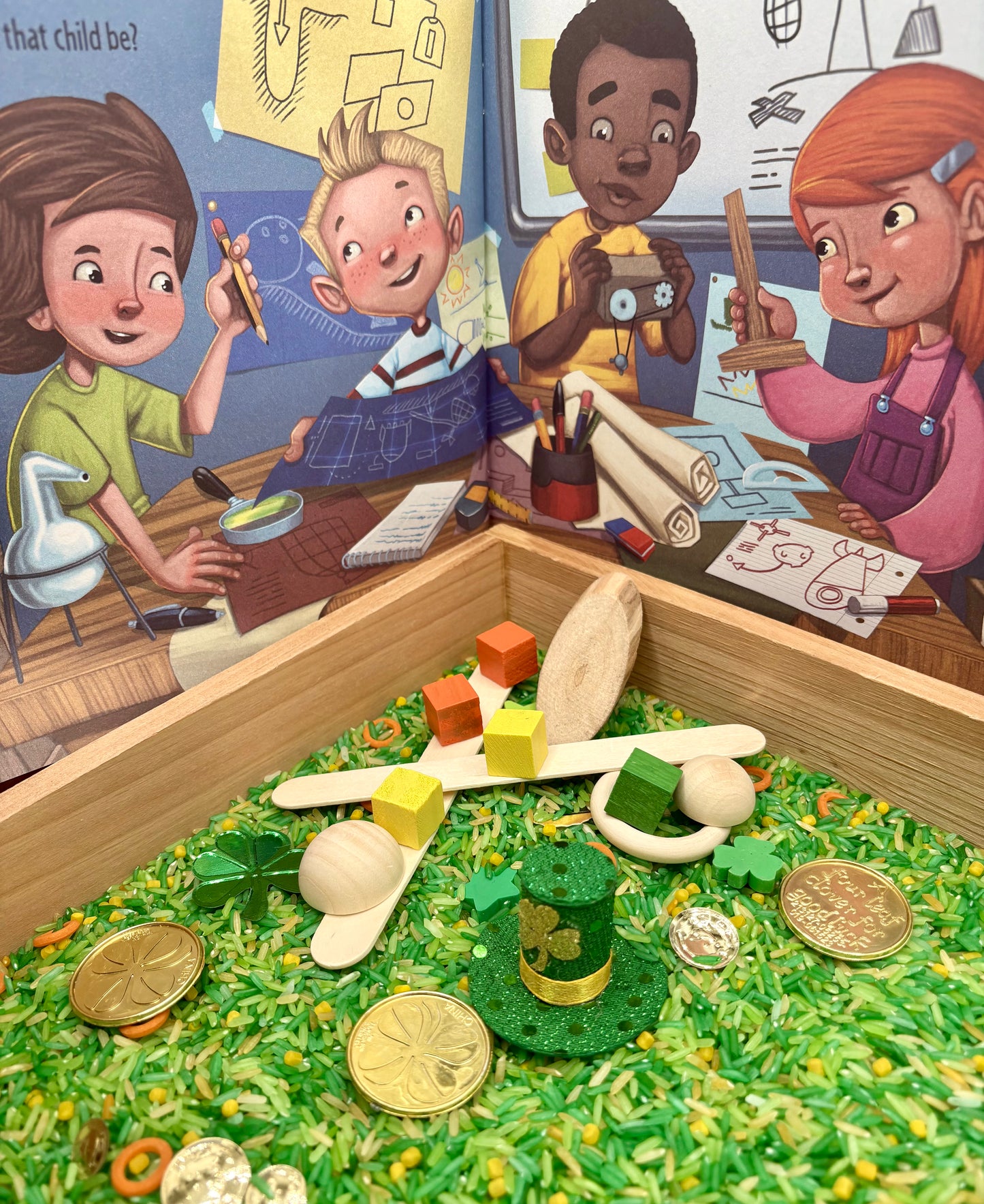 How to Catch A Leprechaun Storyplay Bin by Adam Wallace & Andy Elkerton