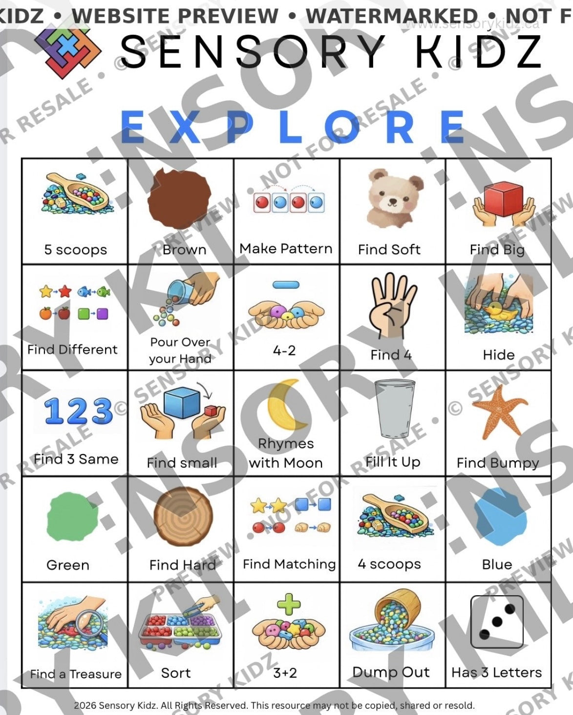 Explore Activity Sheet