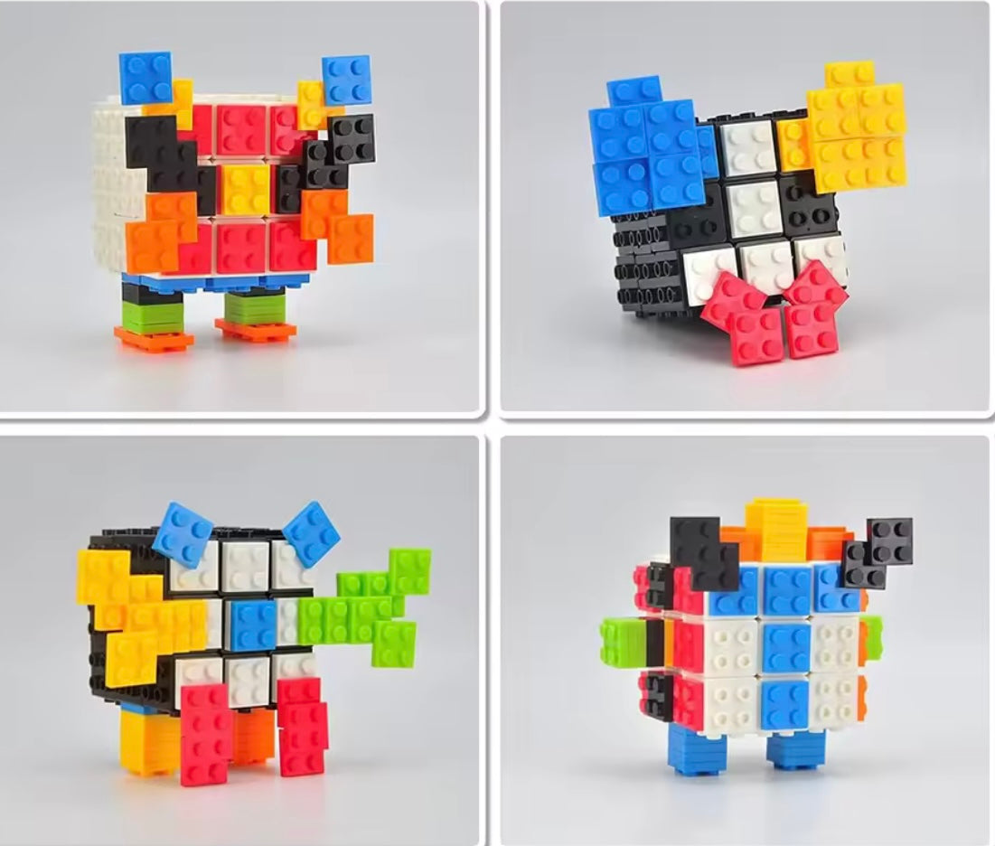 Brick Builder Puzzle Cube