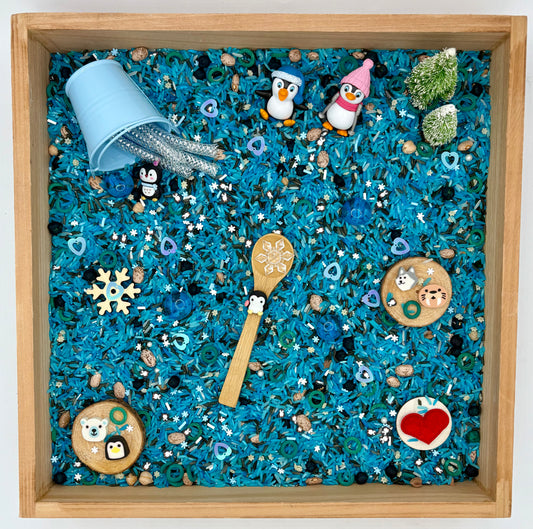 Winter Wonderland Sensory Bin
